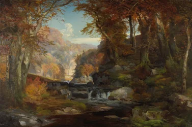 A Scene on the Tohickon Creek: Autumn, 1868